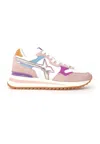 W6yz Technical Fabric Sneakers In Multi