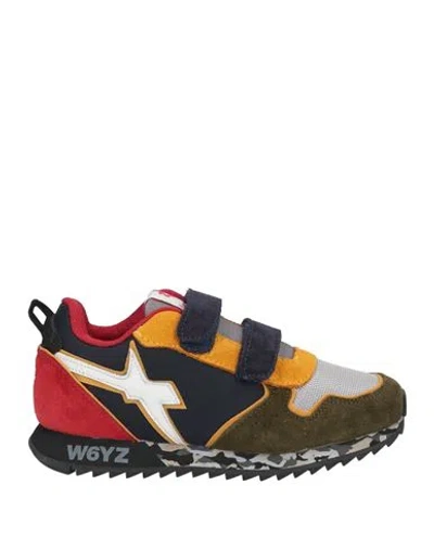 W6yz Babies'  Toddler Boy Sneakers Military Green Size 9.5c Leather, Nylon
