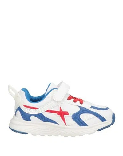 W6yz Babies'  Toddler Boy Sneakers White Size 9.5c Leather, Textile Fibers