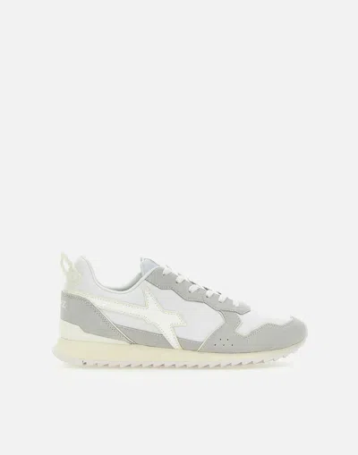 W6yz W6 Yz Jet M Grey Nylon Suede Sneakers In Gray