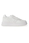 W6YZ WHITE LEATHER SNEAKERS