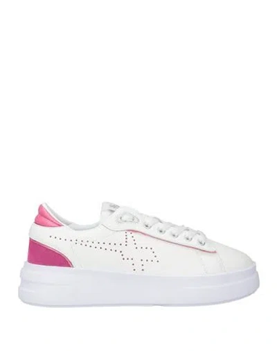 W6yz Woman Sneakers White Size 7 Calfskin