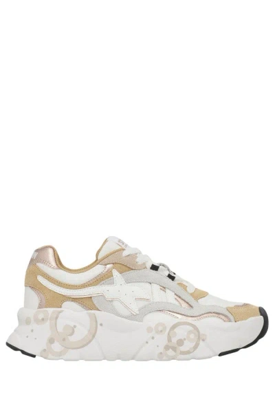 W6yz Women's Lace-up Sneaker (regular Fit) In White