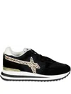W6yz Animalier Sneakers In Black