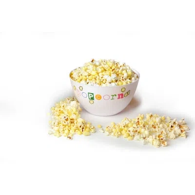 Wabash Valley Farms Fun Time Popcorn Serving Bowl In Yellow