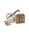 Wabash Valley Farms Gourmet Kernel Collection Whirley-pop Set In Multi