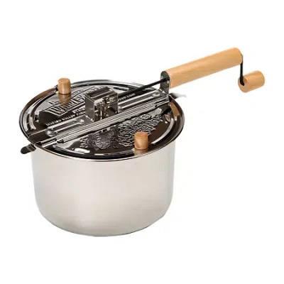 Wabash Valley Farms Inc Wabash Valley Farms Stainless Steel Whirley Pop With Real Theater Popping Kit In Silver