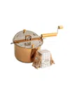 Wabash Valley Farms Whirley Pop Stovetop Popcorn Popper, 4.5 Lbs. In Gold