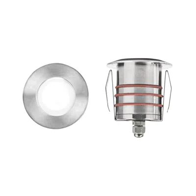 Wac 2" Stainless Steel Round Led In-ground Indicator Light