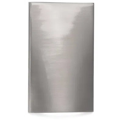 Wac 3 1/4"w Brushed Nickel Fluid Vertical Led Step Light