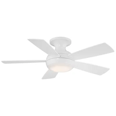 Wac 44"  Odyssey Matte White Led Smart Ceiling Fan