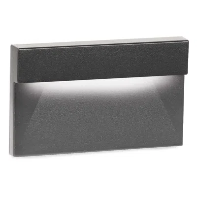 Wac 5" Wide Black Geometric Downward Led Step Light