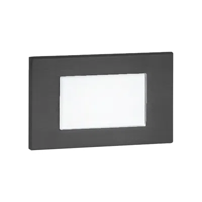 Wac 5" Wide Black Tempered Glass Led Step Light