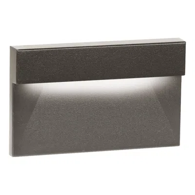 Wac 5" Wide Bronze Geometric Downward Led Step Light