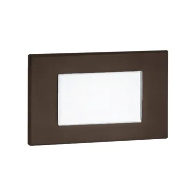 Wac 5" Wide Bronze Tempered Glass Led Step Light