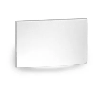 Wac 5" Wide White Fluid Horizontal Led Step Light