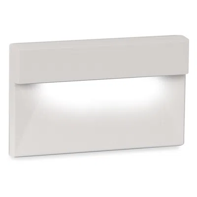 Wac 5" Wide White Geometric Downward Led Step Light
