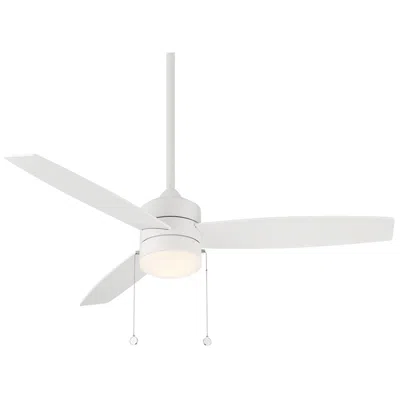 Wac 52"  Atlantis Matte White Led Ceiling Fan