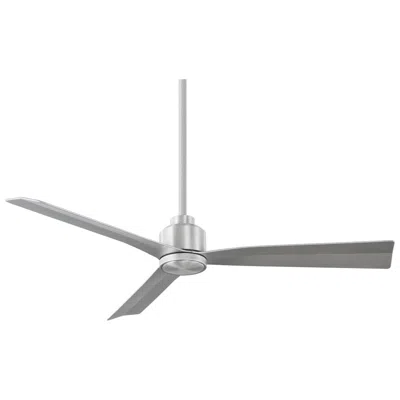 Wac 52"  Clean Brushed Aluminum Smart Wet Ceiling Fan With Remote
