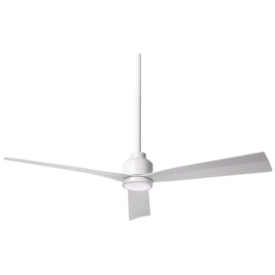 Wac 52"  Clean Wet Rated Led Matte White Smart Ceiling Fan