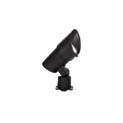 Wac 6 1/4" High Black 120v Led Landscape Accent Spot Light