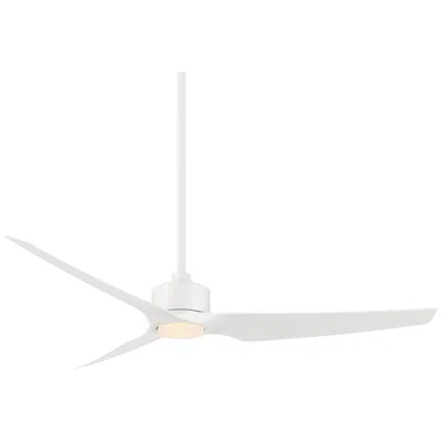 Wac 60"  Stella Matte White Led Wet Rated Smart Ceiling Fan
