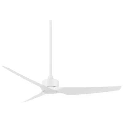 Wac 60"  Stella Matte White Modern Wet Rated Smart Ceiling Fan