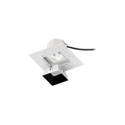 Wac Aether 3 1/2" Square Black Led Trimless Downlight