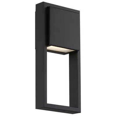 Wac Archetype 12" High Black Led Outdoor Wall Light