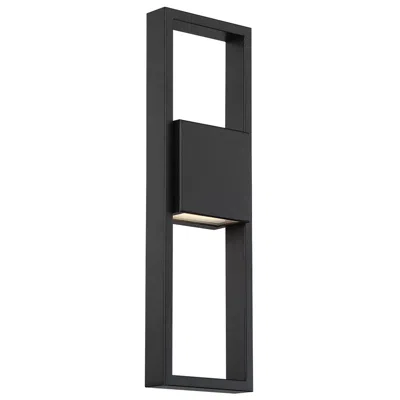 Wac Archetype 18" High Black Finish Modern Led Outdoor Wall Light