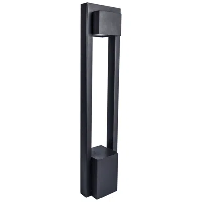 Wac Archetype 27" High Black Metal Led Bollard Light