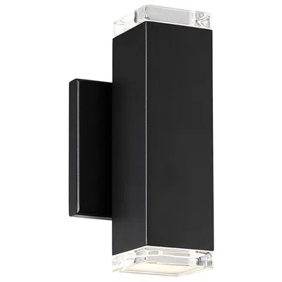 Wac Block 8" 2 Lights Linear Modern Outdoor Wall Light