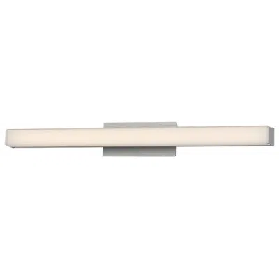 Wac Brink 24" Wide Brushed Aluminum Modern Led Linear Bar Bath Light