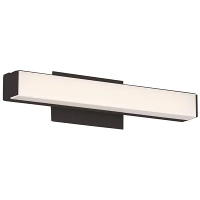 Wac Brink Led 3-cct Linear Bath Bar In Black