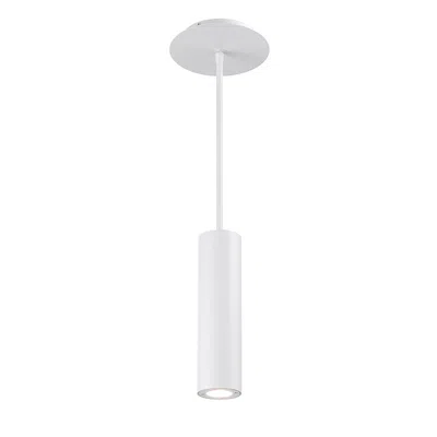 Wac Caliber 10"h X 2.69"w 1-light Outdoor Pendant In White
