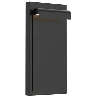 Wac Cap 12"h X 6"w 1-light Outdoor Wall Light In Black