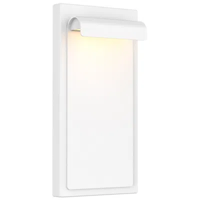 Wac Cap 12"h X 6"w 1-light Outdoor Wall Light In White