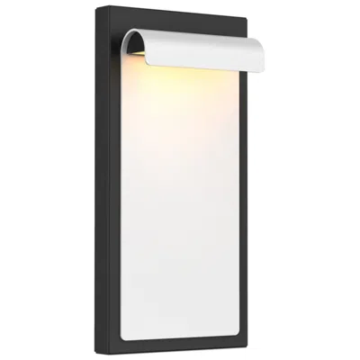 Wac Cap 12"h X 6"w 1-light Outdoor Wall Light In White