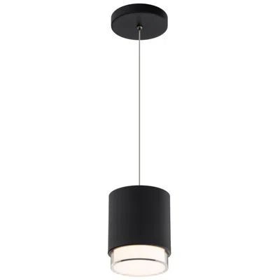 Wac Cloak 6.25"h X 5"w 1-light Mini-pendant In Black