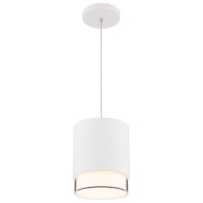 Wac Cloak 8.75"h X 7"w 1-light Mini-pendant In White