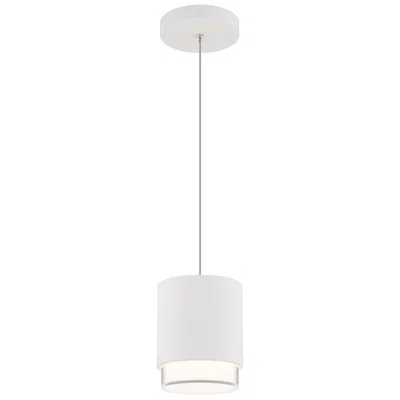 Wac Cloak 8.75"h X 7"w 1-light Mini-pendant In White