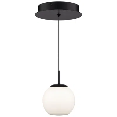 Wac Close Encounters 5"h X 4"w 1-light Mini-pendant In Black