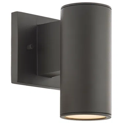 Wac Cylinder 7.13"h X 3"w 1-light Outdoor Wall Light In Bronze