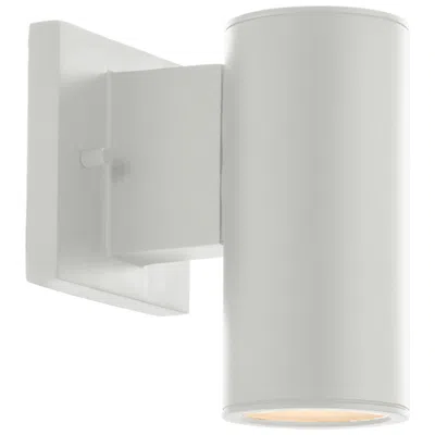 Wac Cylinder 7.13"h X 3"w 1-light Outdoor Wall Light In White