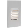 Wac Dara 3 1/4" Wide White Metal Rectangular Led Step Light