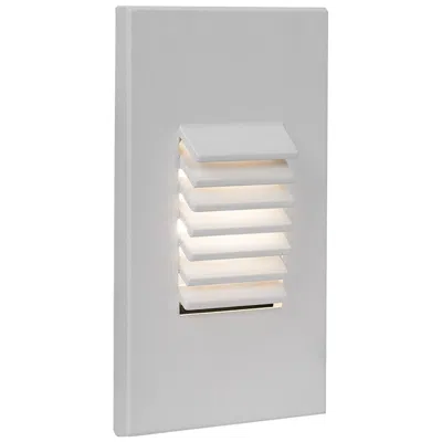 Wac Dara 3 1/4" Wide White Metal Rectangular Led Step Light