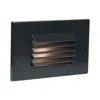 Wac Dara 5" Wide Black Metal Rectangular Led Step Light