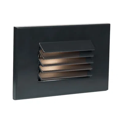 Wac Dara 5" Wide Black Metal Rectangular Led Step Light