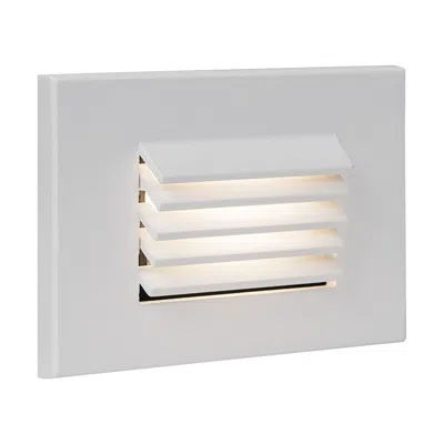 Wac Dara 5" Wide White Metal Rectangular Led Step Light