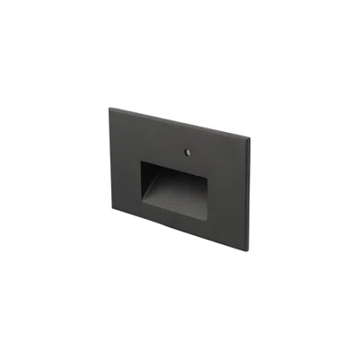 Wac Davis 5" Wide Black Led Step Light With Photocell